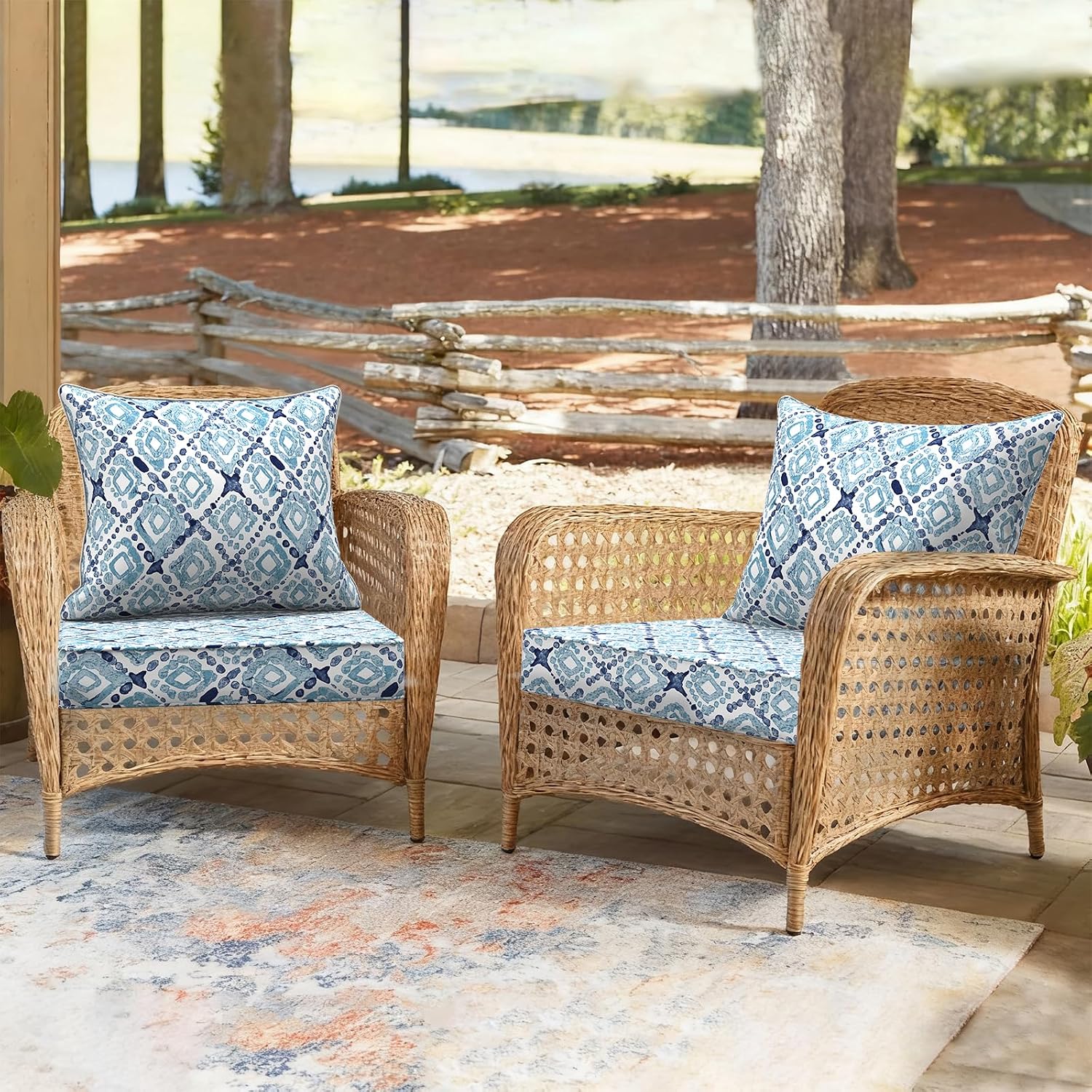 Detalle de DYTXIII Outdoor Deep Seat Cushion Set, 24" x 24