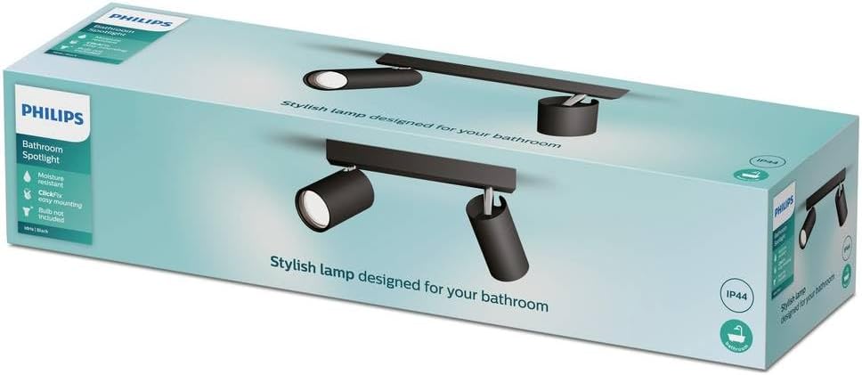 Thumbnail 3 de Philips Idris - Foco de Baño Dúo Negra, IP44