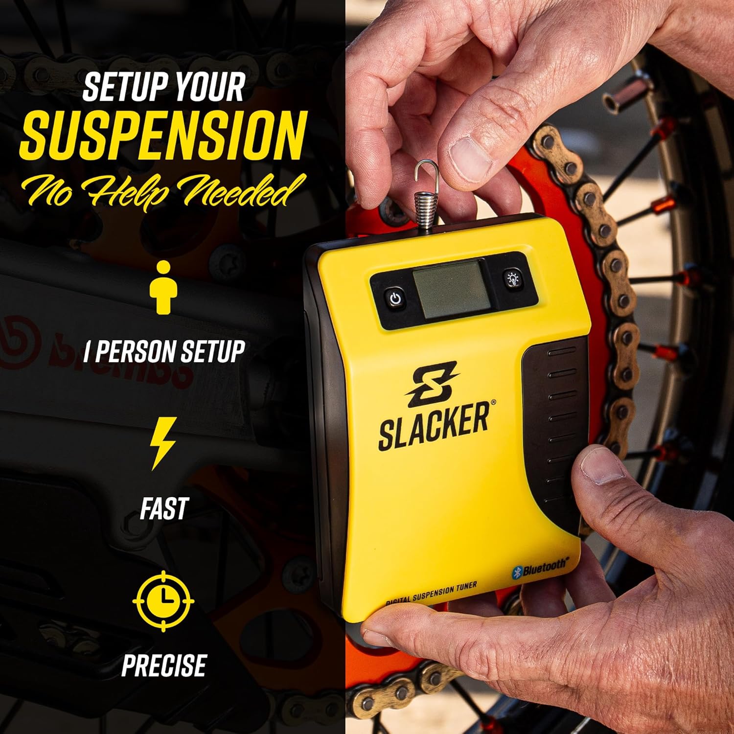 Detalle de Motool Slacker Digital Suspension Tuner (Bluetooth) for Dirt, Street & Adventure Bikes