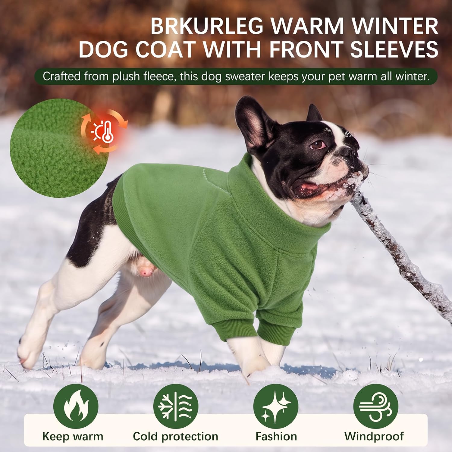 Detalle de BRKURLEG Dog Sweater, XS