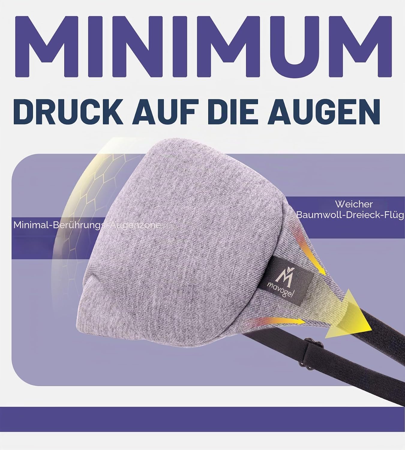 Thumbnail 4 de Mavogel Schlafmaske aus Baumwolle đŽ
