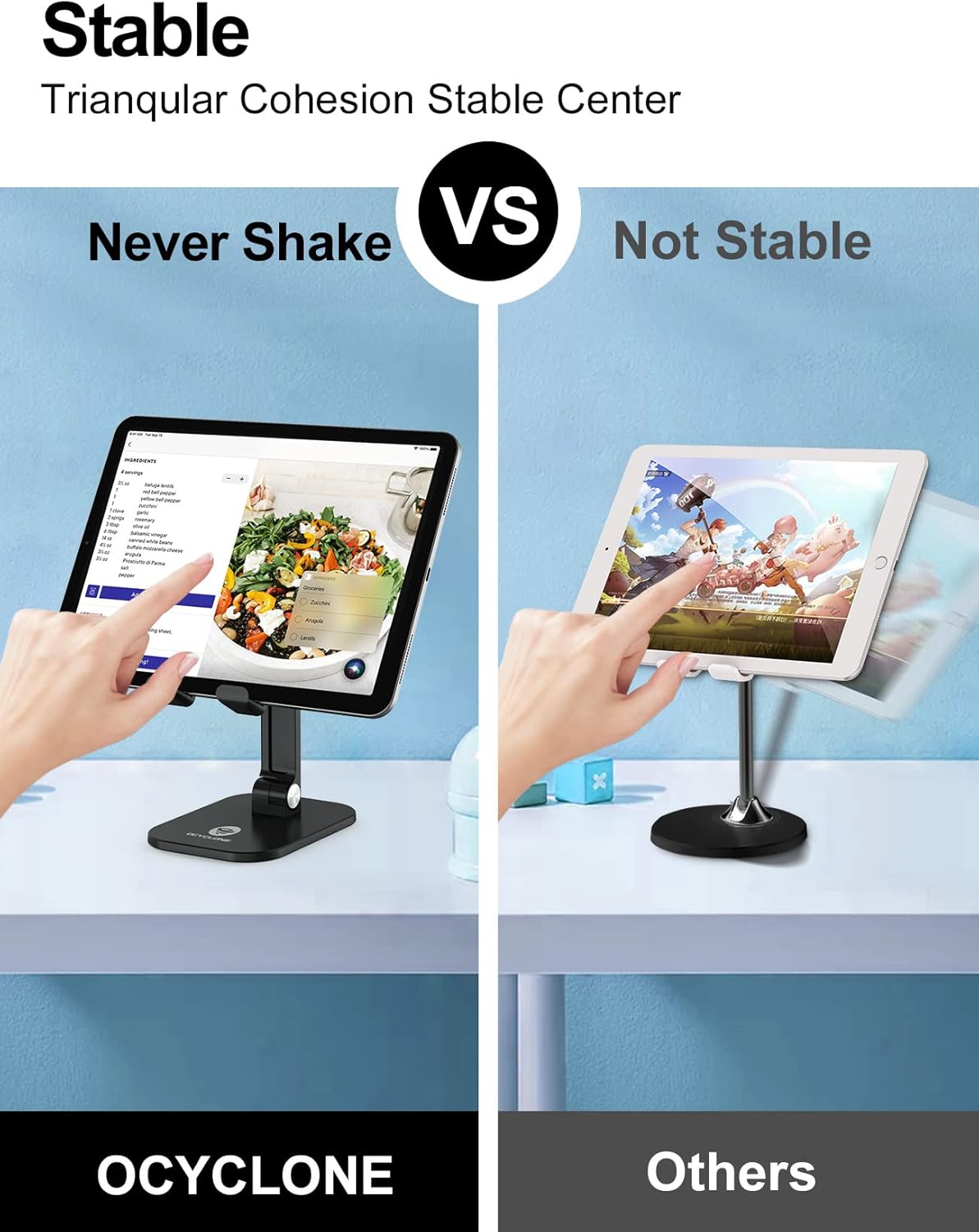 Thumbnail 4 de OCYCLONE Phone Stand Adjustable Height for 4.7–13"