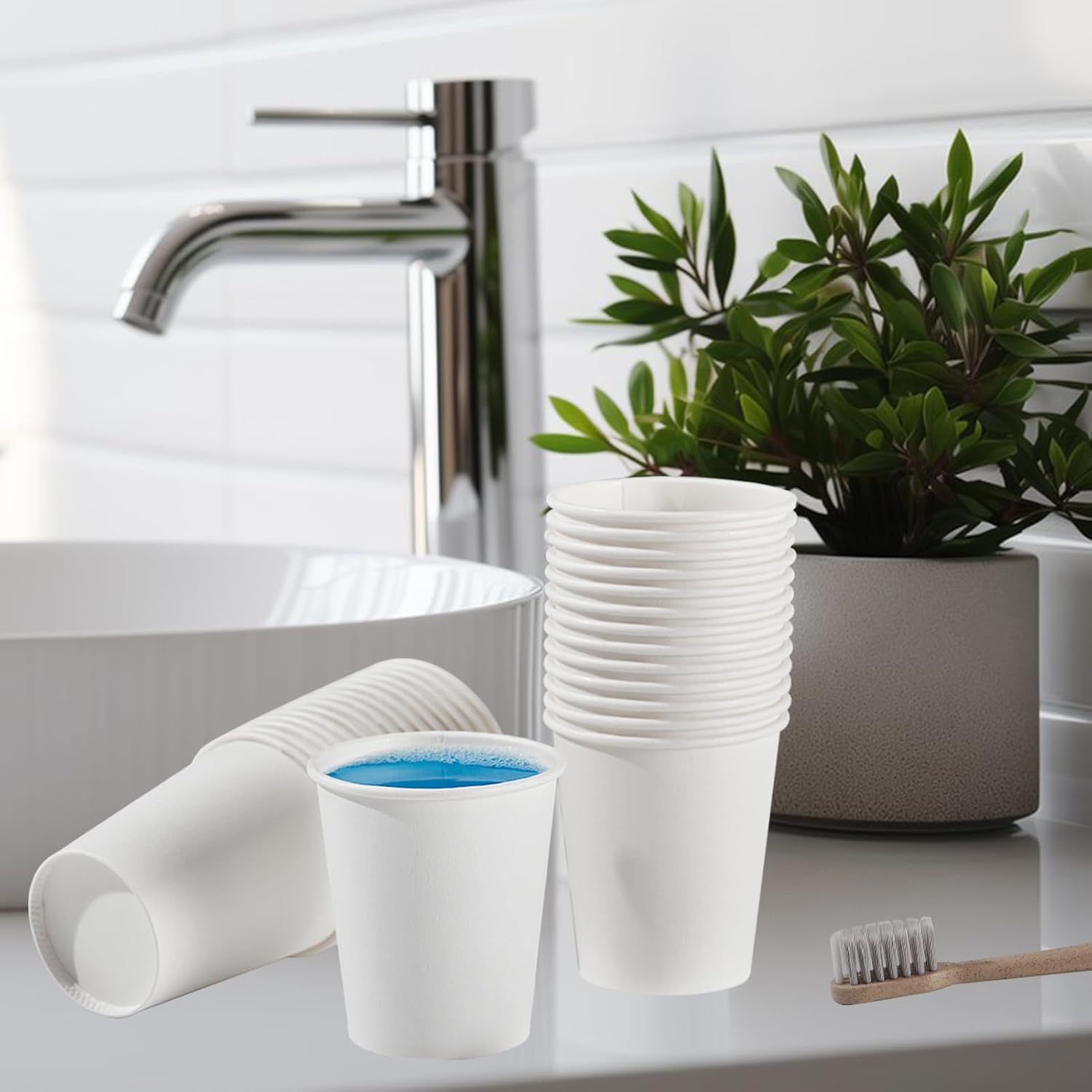 Detalle de SIUQ 300-Pack 5 oz Paper Cups ๐ต