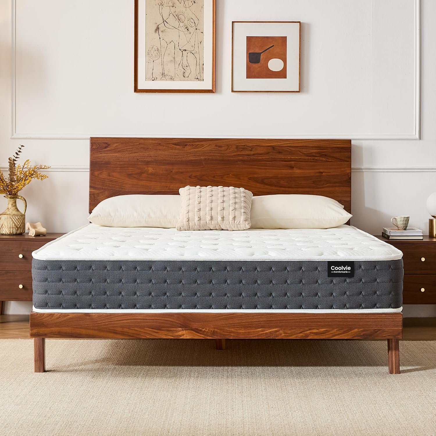 Detalle de Coolvie COL-20XXD120-200 pocketveringmatras 120 x 200 cm, 20 cm, 7 zones