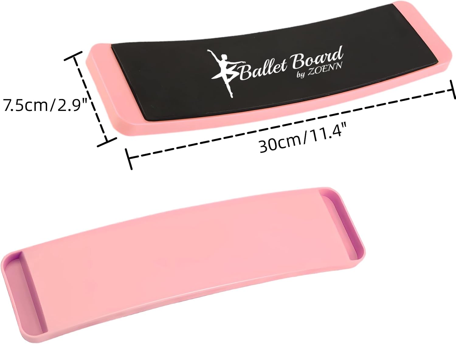 Detalle de ZOENN Turn-Board Dance Turning Board, Pink, 29 cm with EVA Foam Pad