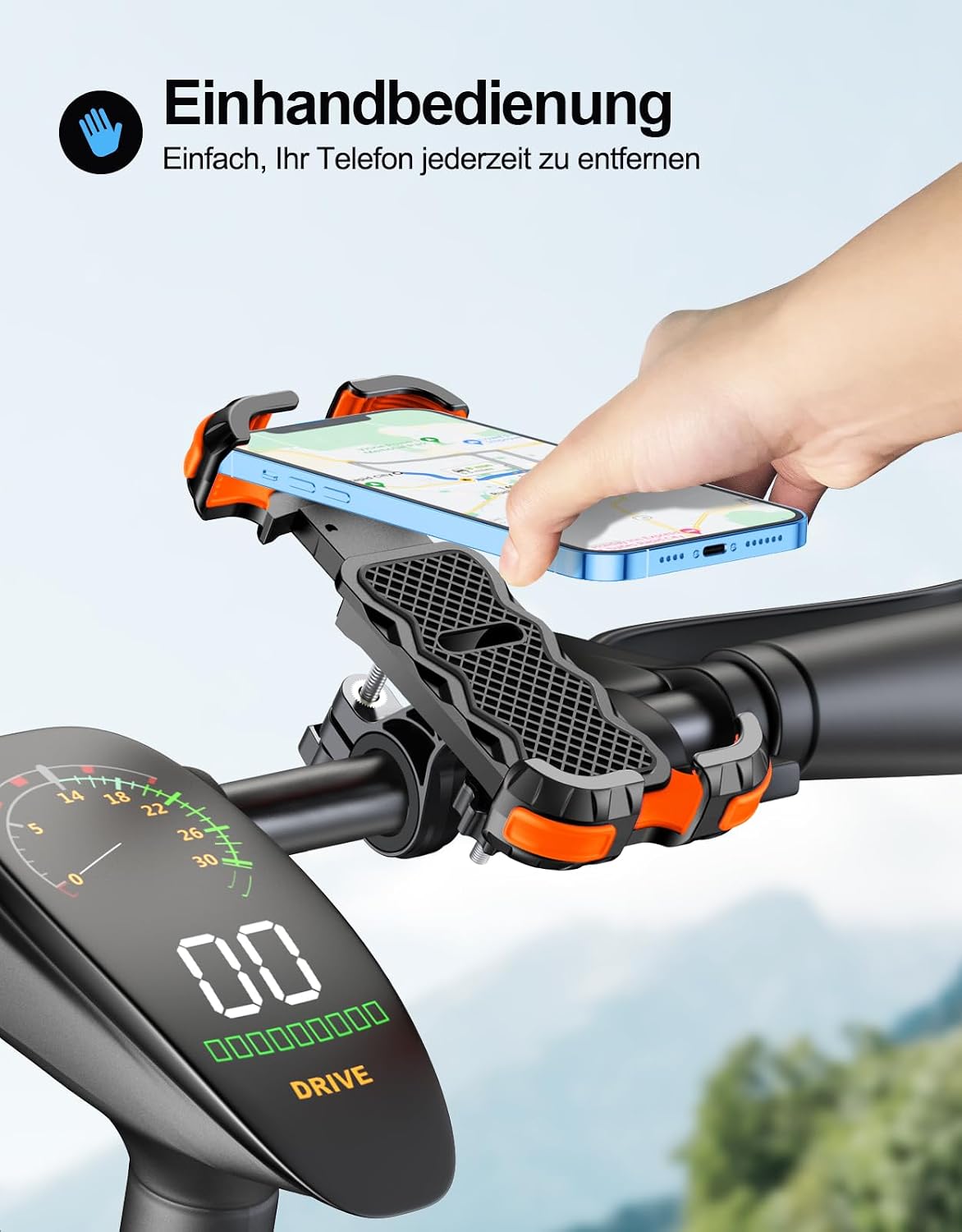 Thumbnail 1 de Glangeh Handyhalterung Fahrrad 360° für 4,7–6,8 Zoll