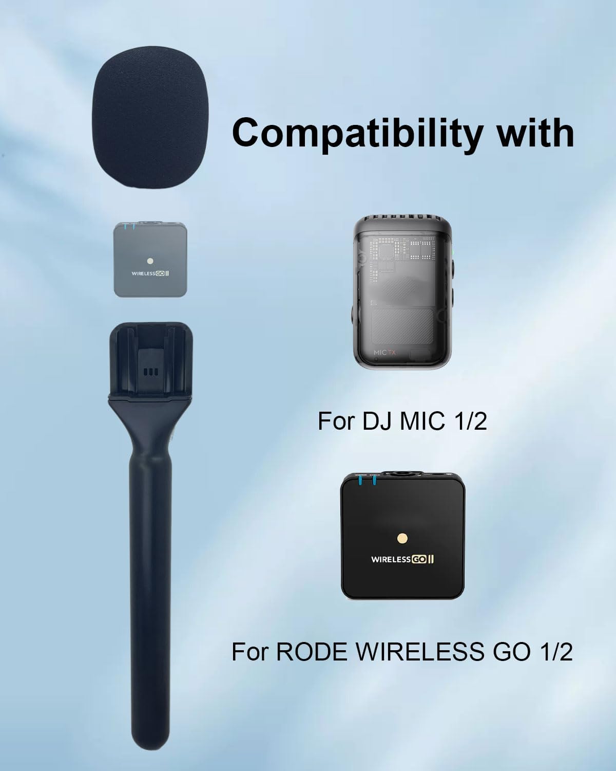 Detalle 2 de SEYUGOPTI Wireless Mic Grip 2-Pack