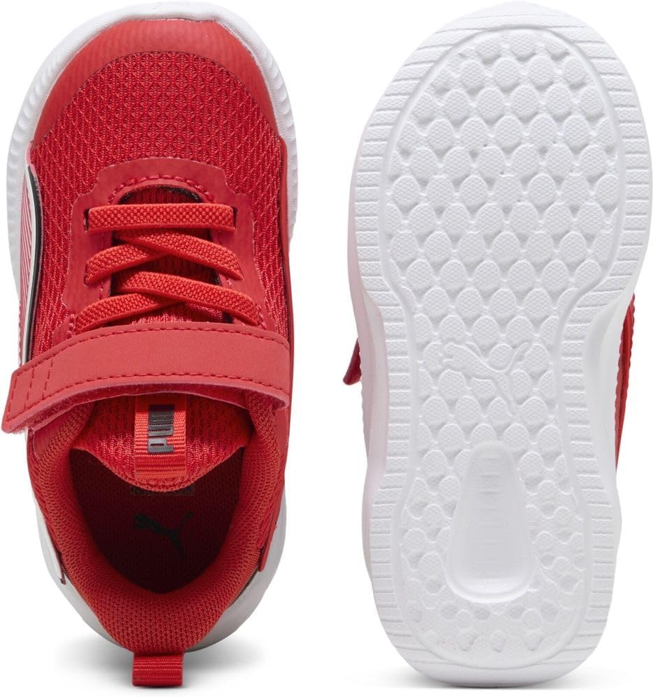 Detalle de Puma Unisex Baby Flyer 3 AC+ InfSneaker – Babyschuh für sicheren Halt und leichten Einstieg