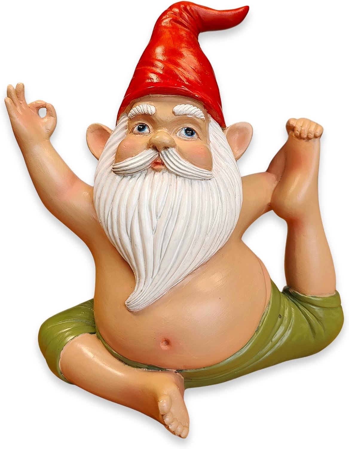 Detalle de synxzen Yoga Gartenzwerg 17cm