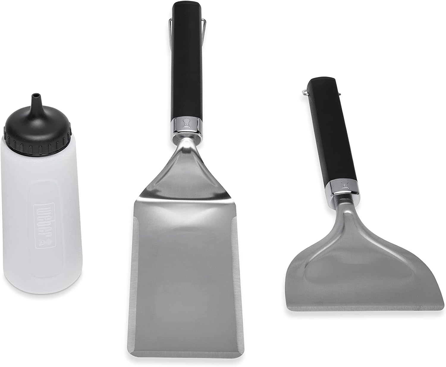 Detalle de Weber 6777 3-delige plancha-startset met spatel, schraper en knijpfles