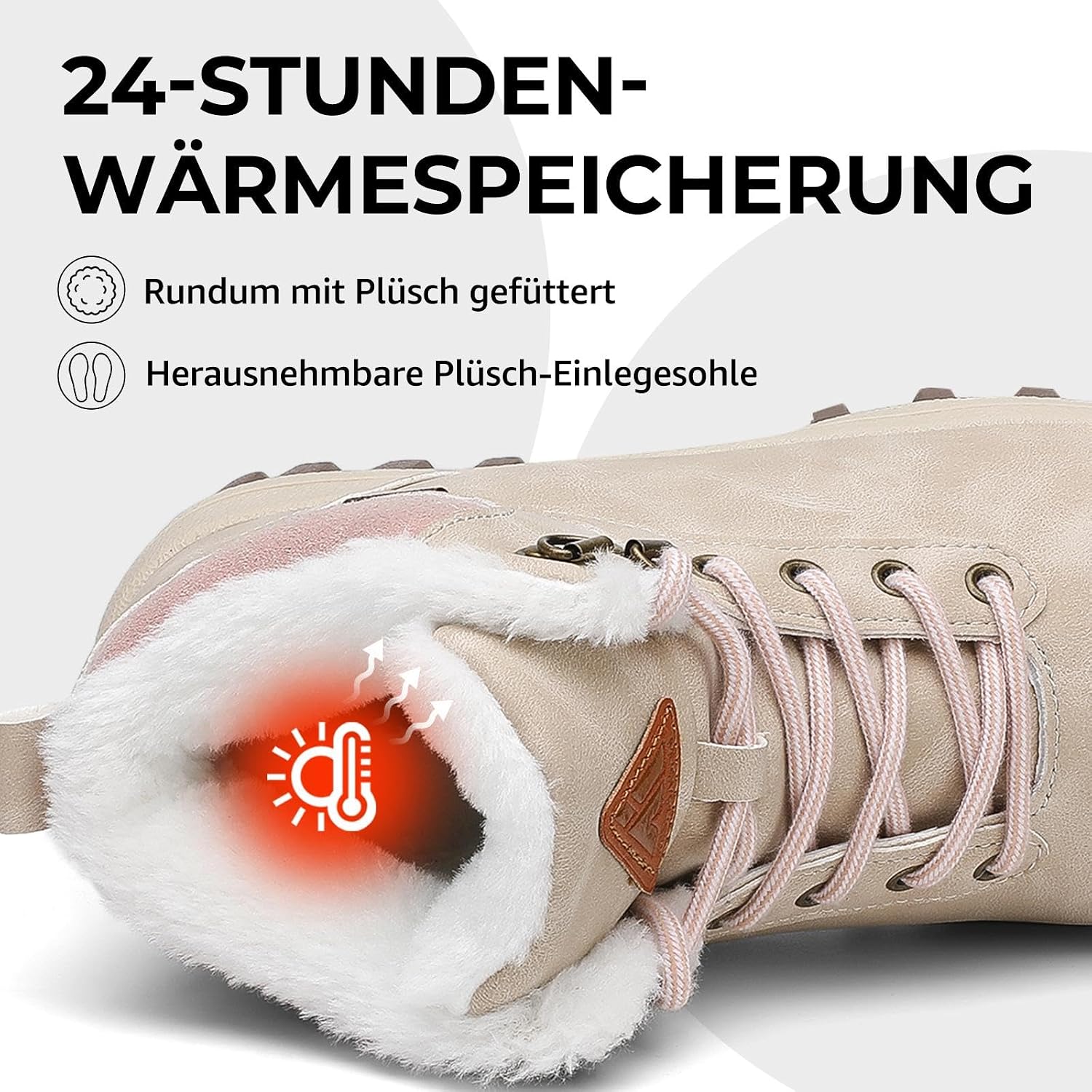 Thumbnail 4 de Mishansha Botas Invierno Impermeables Unisex 36–48