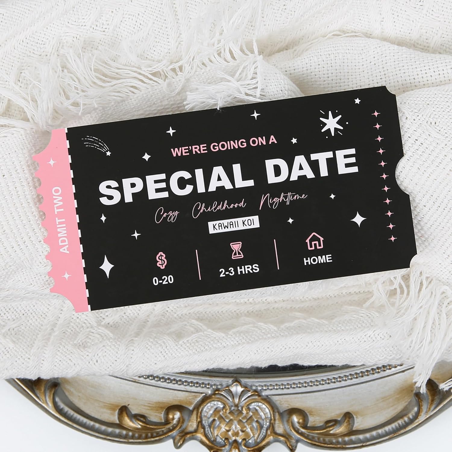 Thumbnail 3 de KAWAII KOI 42 Scratch Off Date Night Ideas for Couples – A simple, fun way to refresh date nights