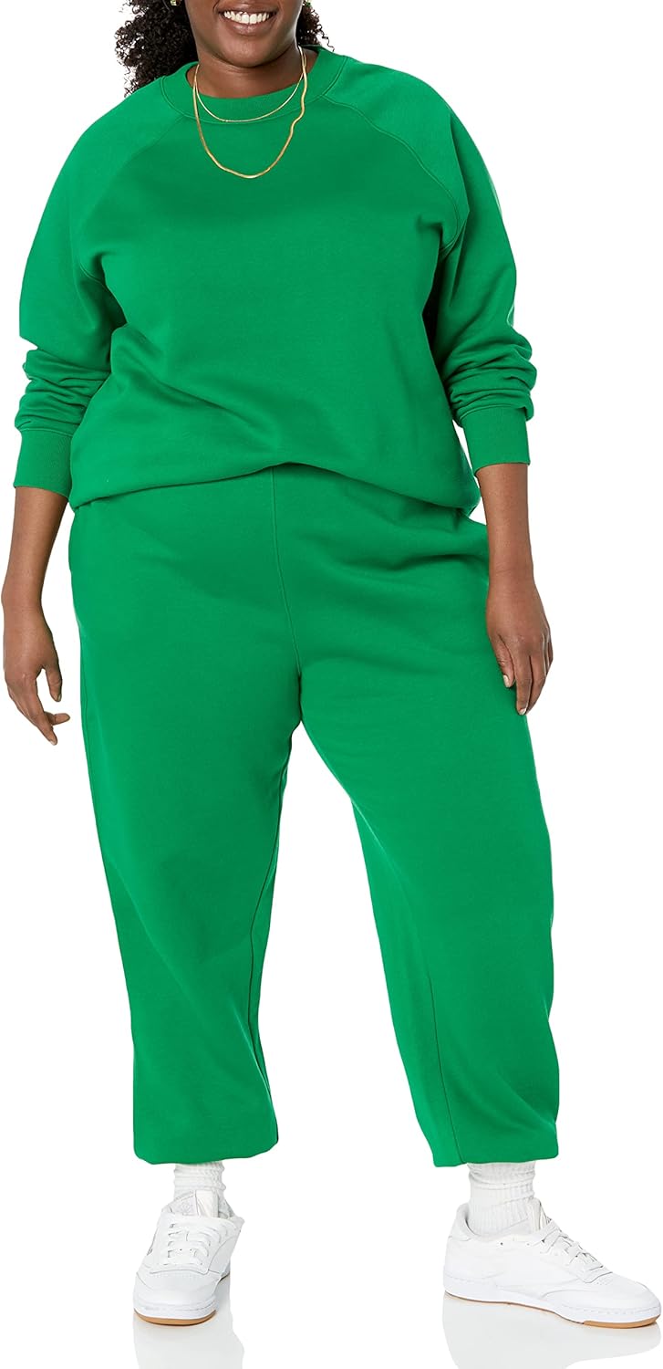 Thumbnail 6 de Amazon Essentials Damen Entspannte Jogginghose mit Hoher Taille (In Übergröße erhältlich) – bequem, nachhaltig & alltagstauglich