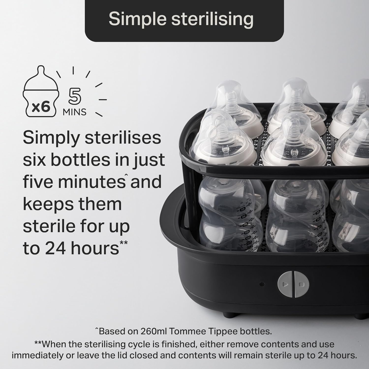 Detalle de Tommee Tippee Supersteam 5-minute Steriliser