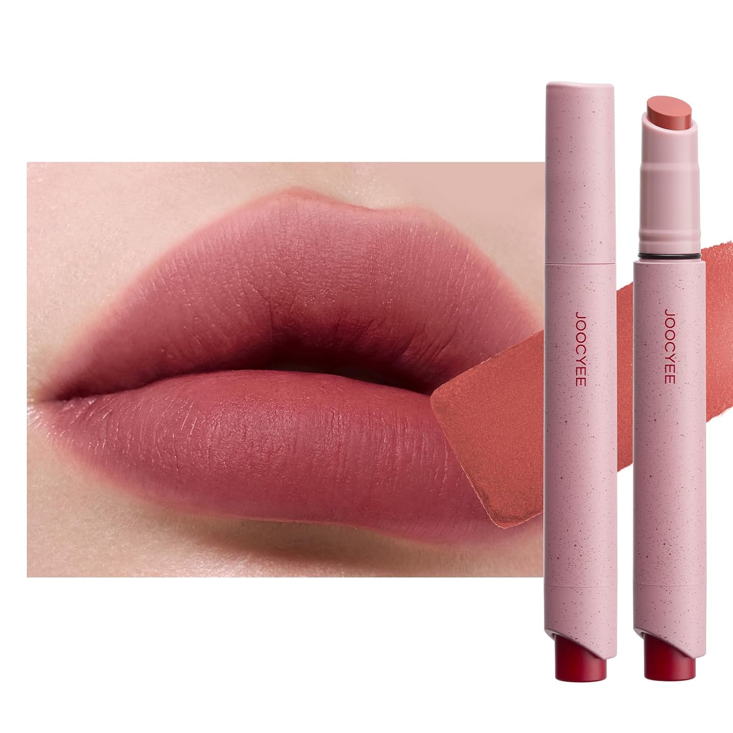 Detalle de Joocyee Velvet Rouge Matte Lipstick Pencil Review