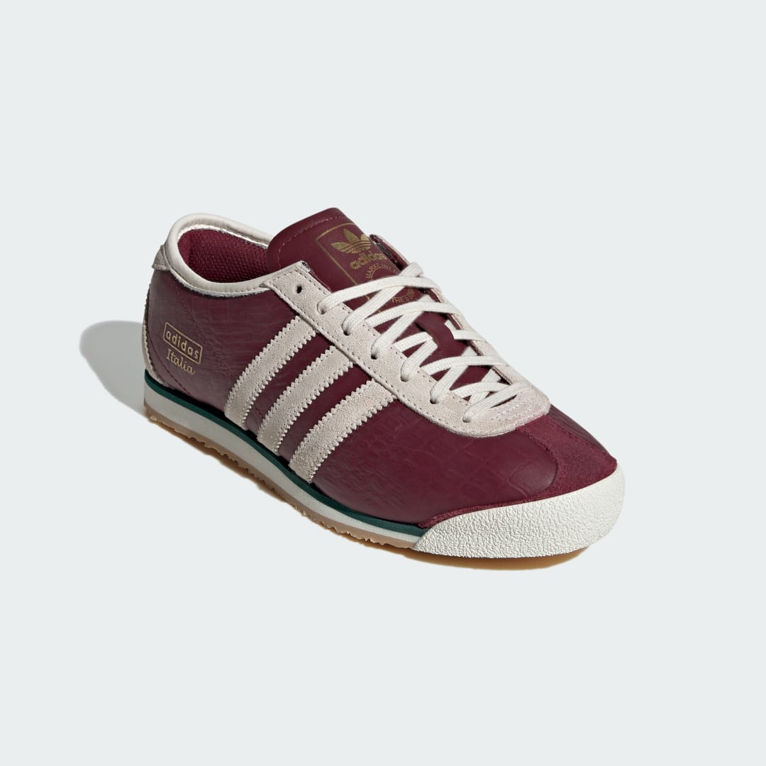 Detalle 2 de Zapatilla Italia 70s de Adidas en Burgundy