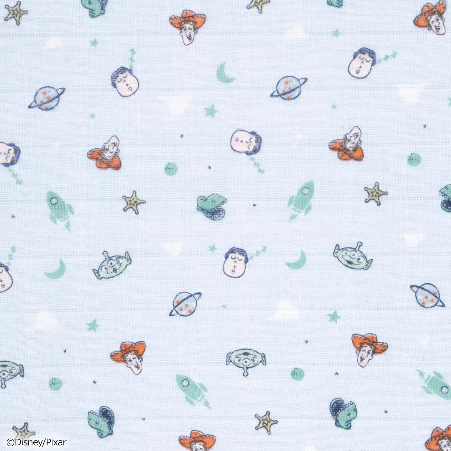 Detalle de aden + anais WCADABDAWCC30012DI ウォッシュクロス 3枚セット トイ・ストーリー柄、モスリンコットン、30×30cm