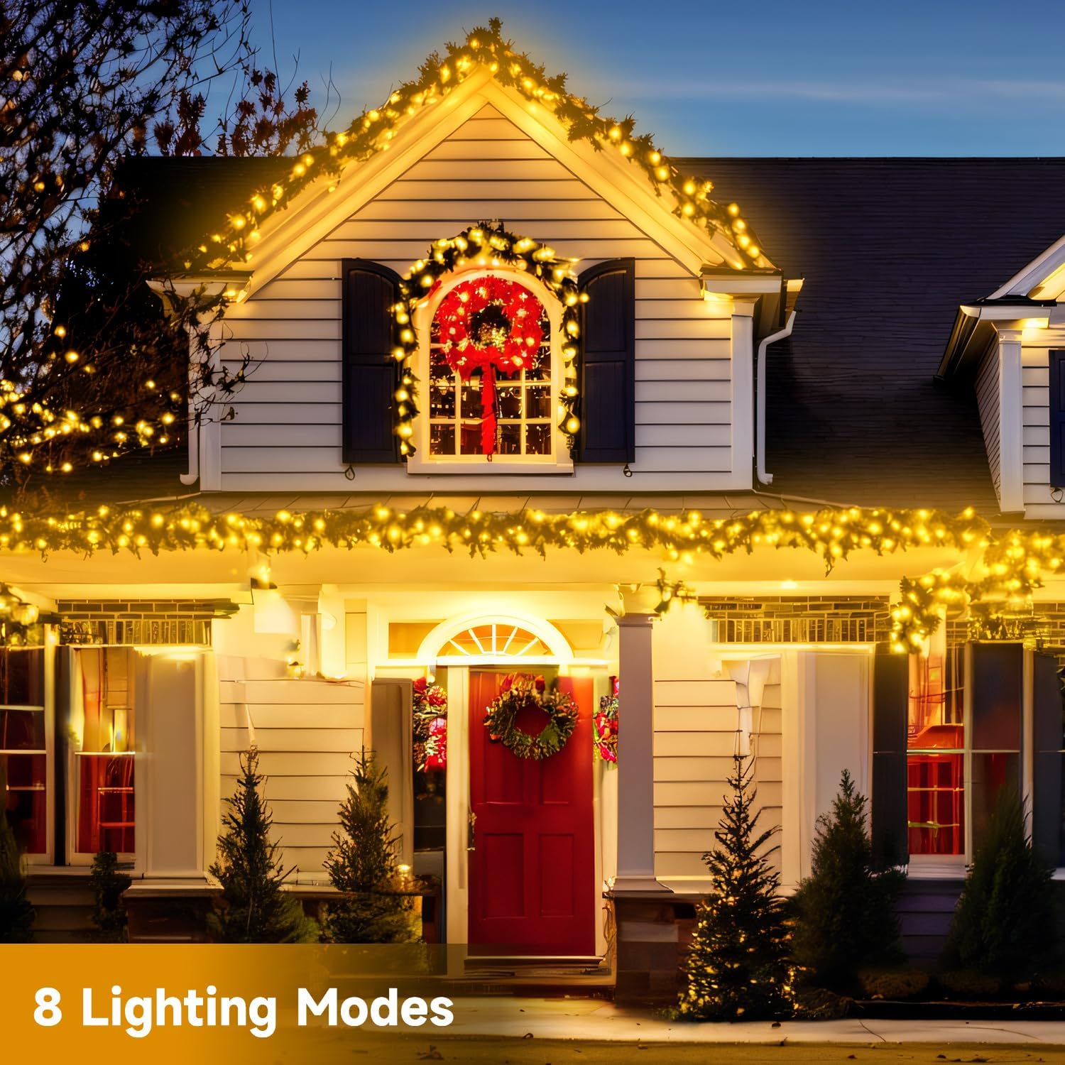Detalle 2 de Solar string lights 66ft, 200 LEDs