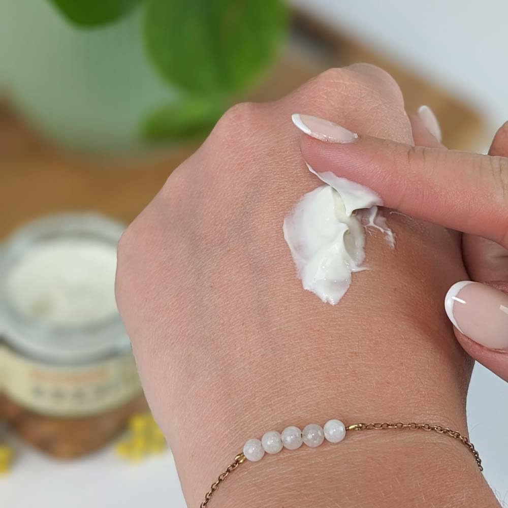 Detalle de Crème Visage Jour Pur'Immortelle Bio – Soin anti-âge de PROPOS'NATURE (50 ml)