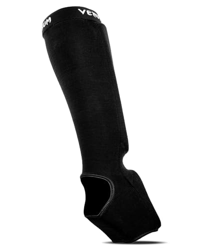 Detalle de VENUM Kontact Shin Guards – Espinilleras Unisex Adulto, Negro, M