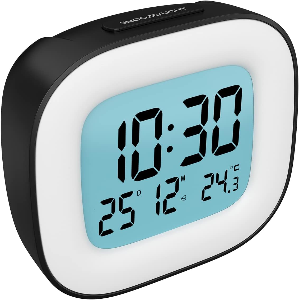 Detalle de HOMVILLA Réveil de voyage LCD 12/24H