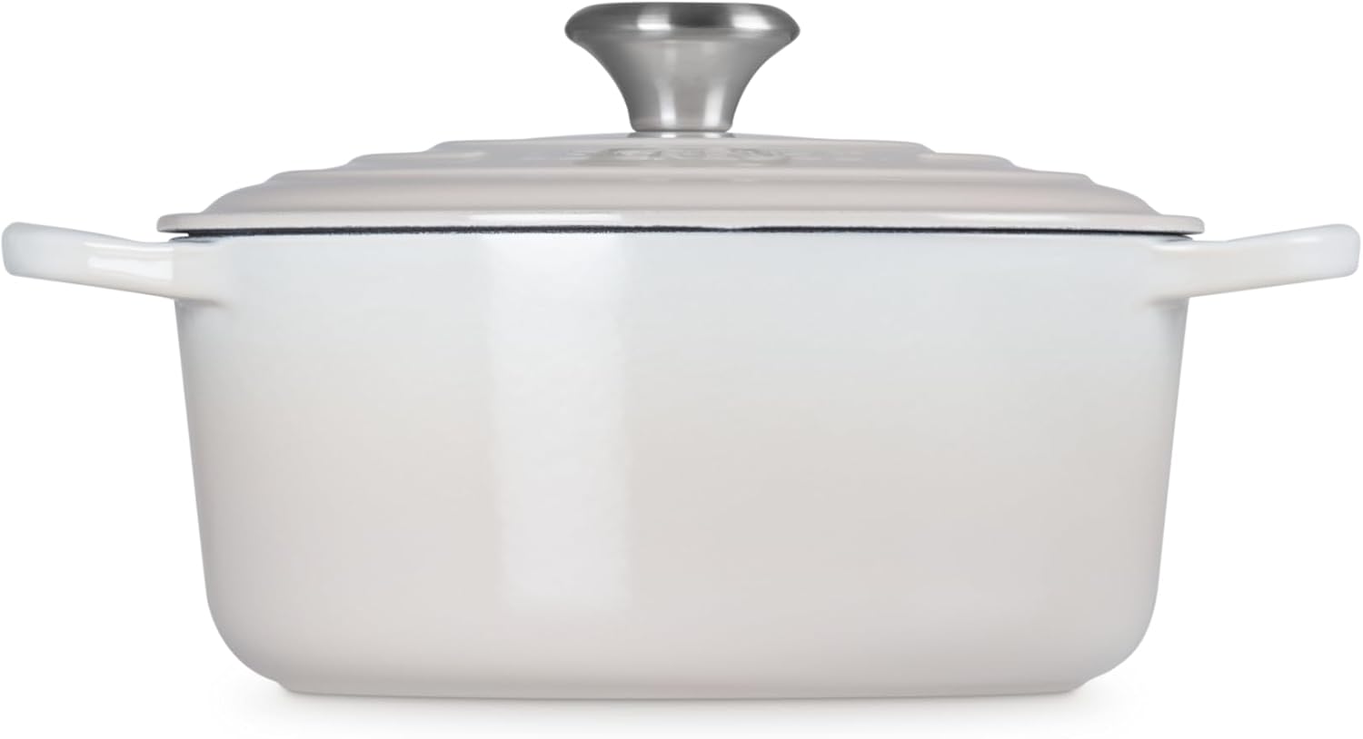 Thumbnail 3 de Le Creuset Signature Gusseisen-Bräter mit Deckel, Ø 24 cm, Rund – Meringue