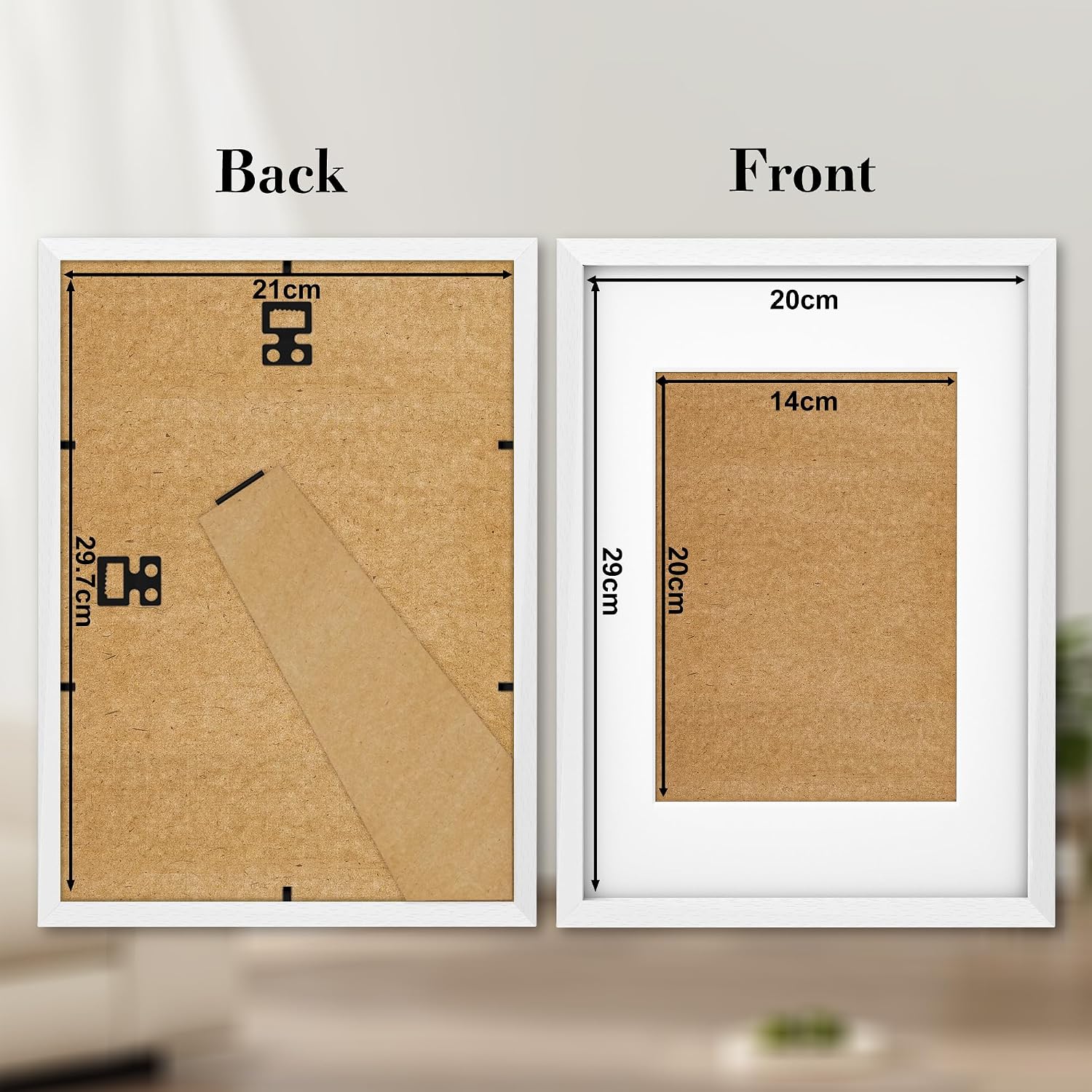 Detalle de wyewye A4 wood picture frame 21 x 29.7cm