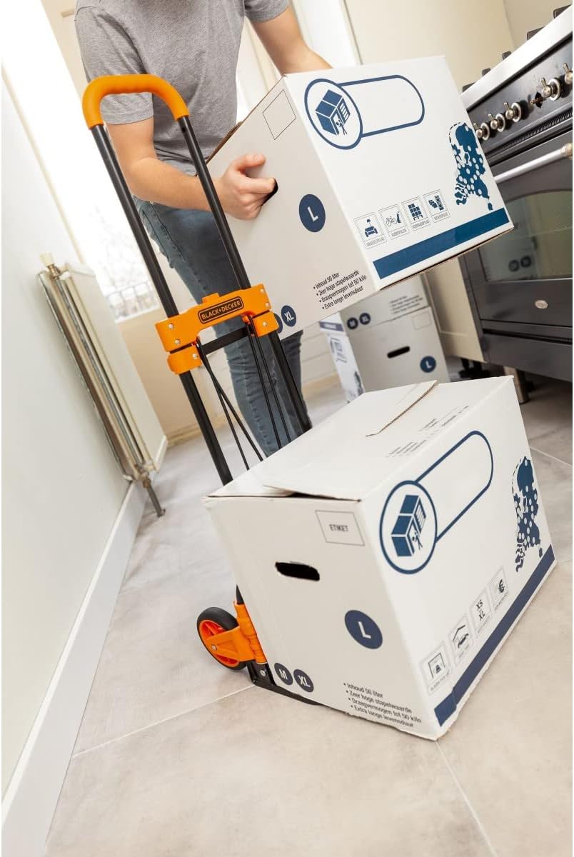 Thumbnail 3 de Black+Decker BXWT-H200 carrello per carriola pieghevole nero/arancione