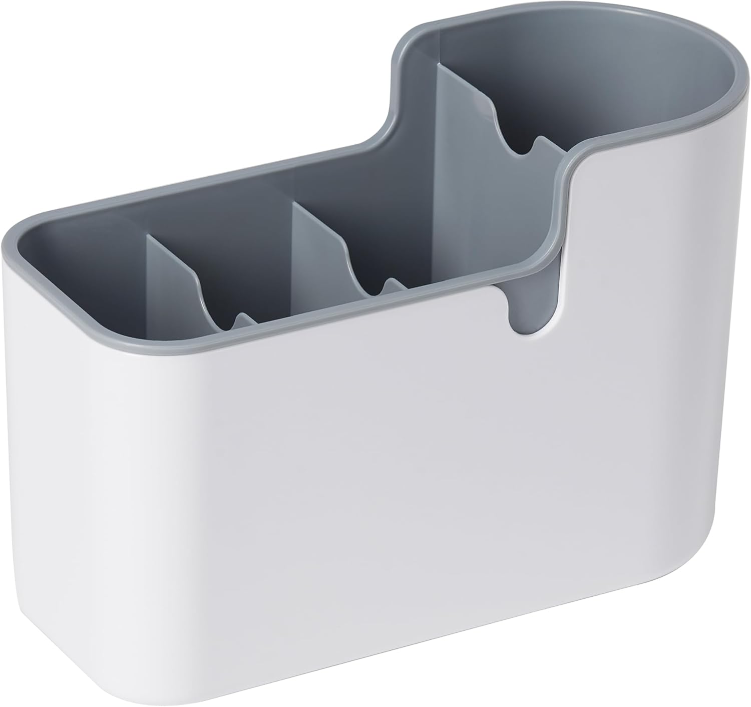 Thumbnail 2 de Amazon Basics Countertop & Wall Organisation for Utensils, White/Grey