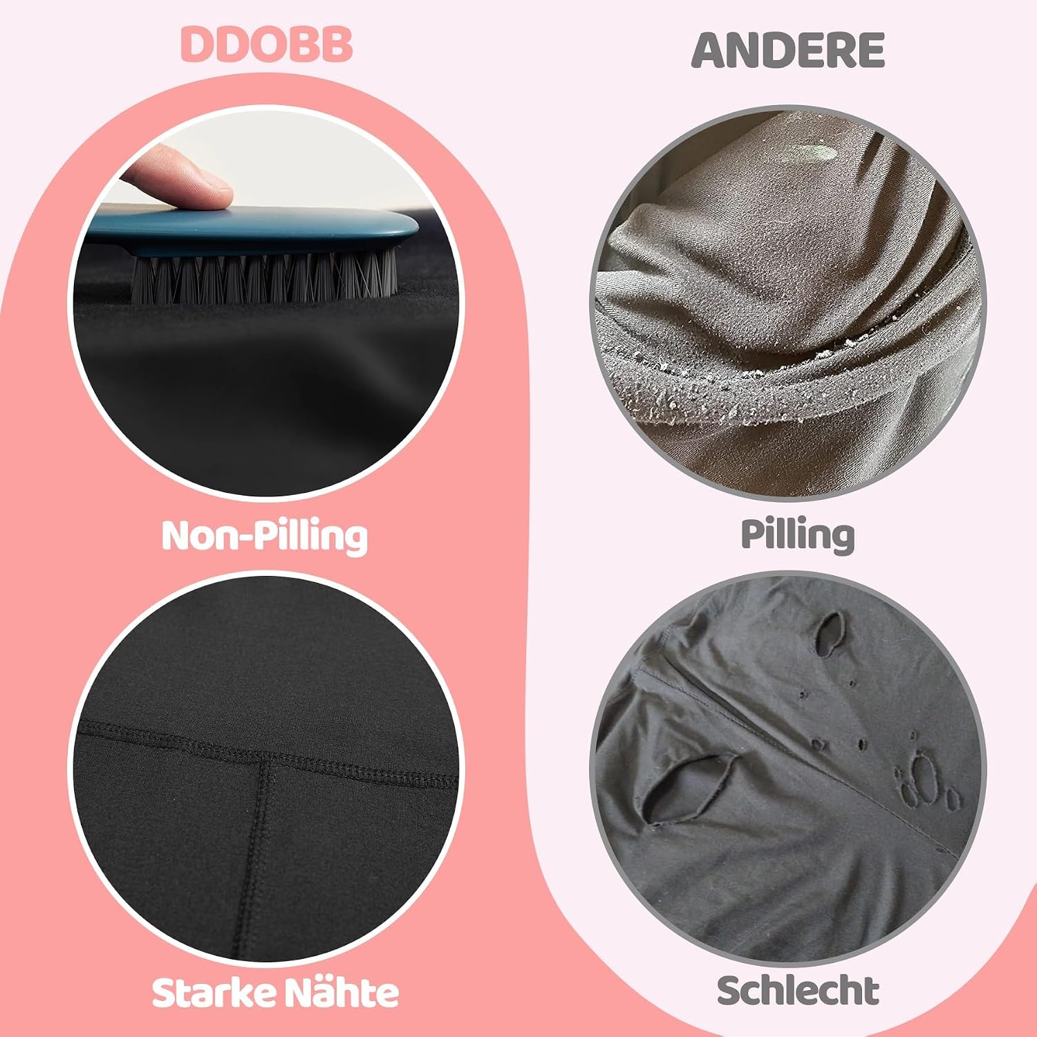 Thumbnail 3 de DDOBB Mädchen Leggings 3er-Pack High Waist