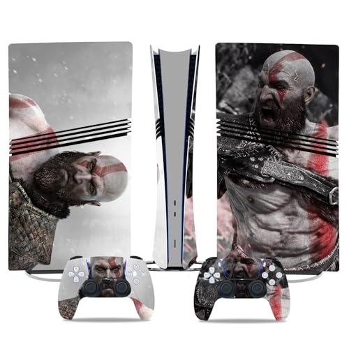 Thumbnail 1 de Kit de vinilos Extra Resistentes MaD Vision® para PS5 Pro (Digital Pro y Disc Pro) con 2 skins de mandos