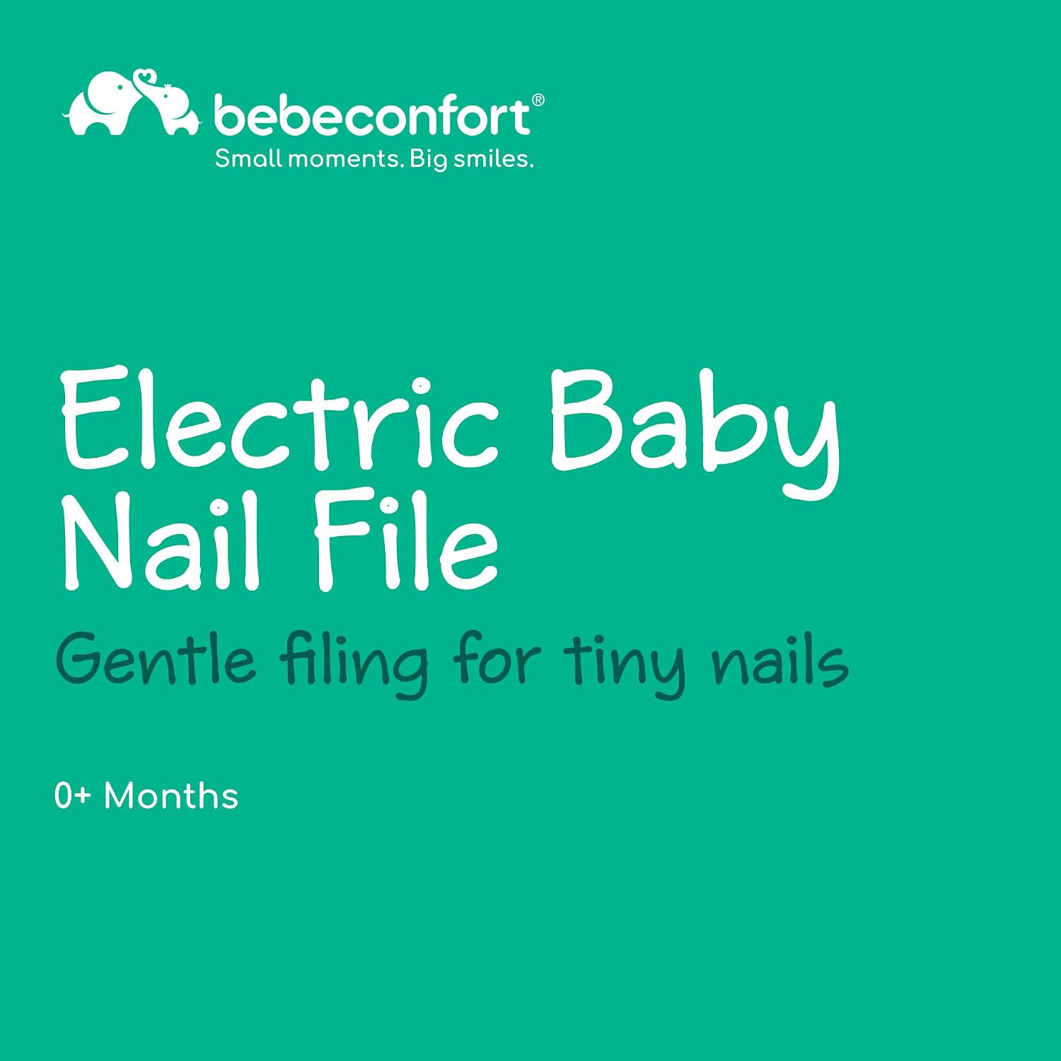 Thumbnail 1 de Bébéconfort Electric Baby Nail File (from birth) with 7 textured files, LED light and USB‑C charging