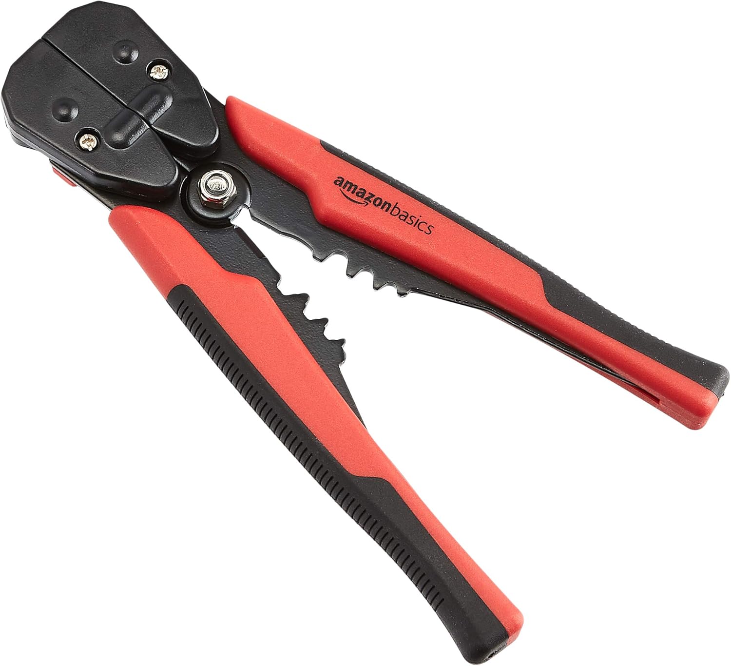 Thumbnail 1 de Amazon Basics Self-Adjusting Wire Stripper (Black/Red) - Practical for DIY and professional use