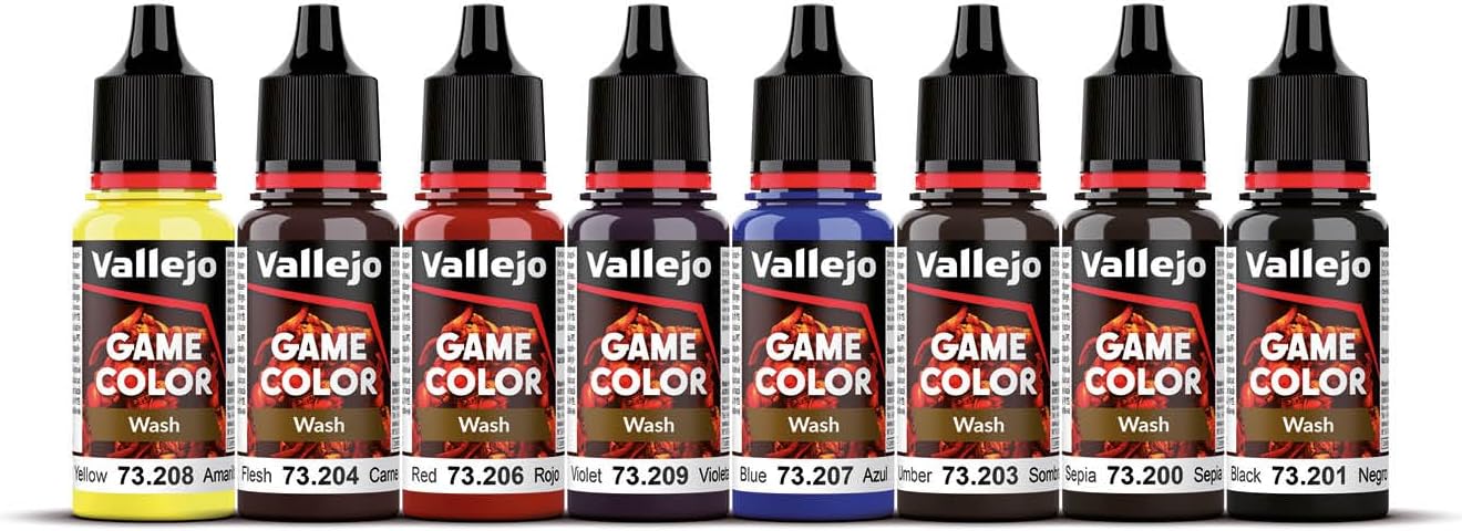 Detalle de Game Color Wash, set 8 colori da 18 ml