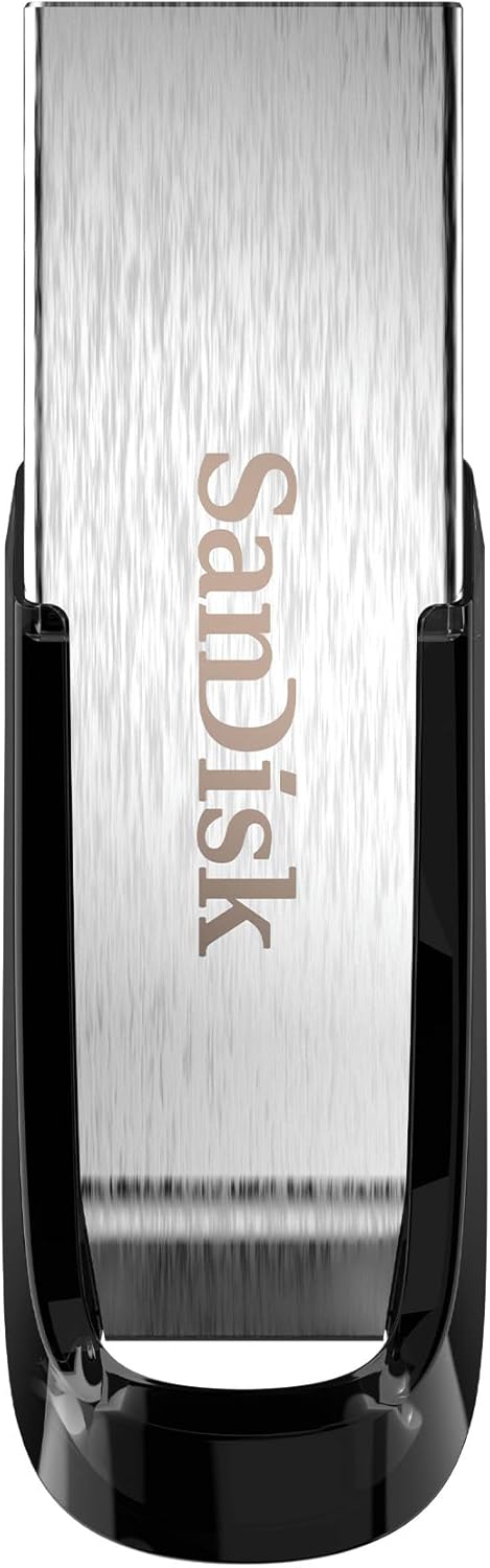 Detalle de SanDisk Ultra Flair 128 Go — Clé USB 3.0 jusqu’à 150 Mo/s, boîtier métal et sécurité par mot de passe
