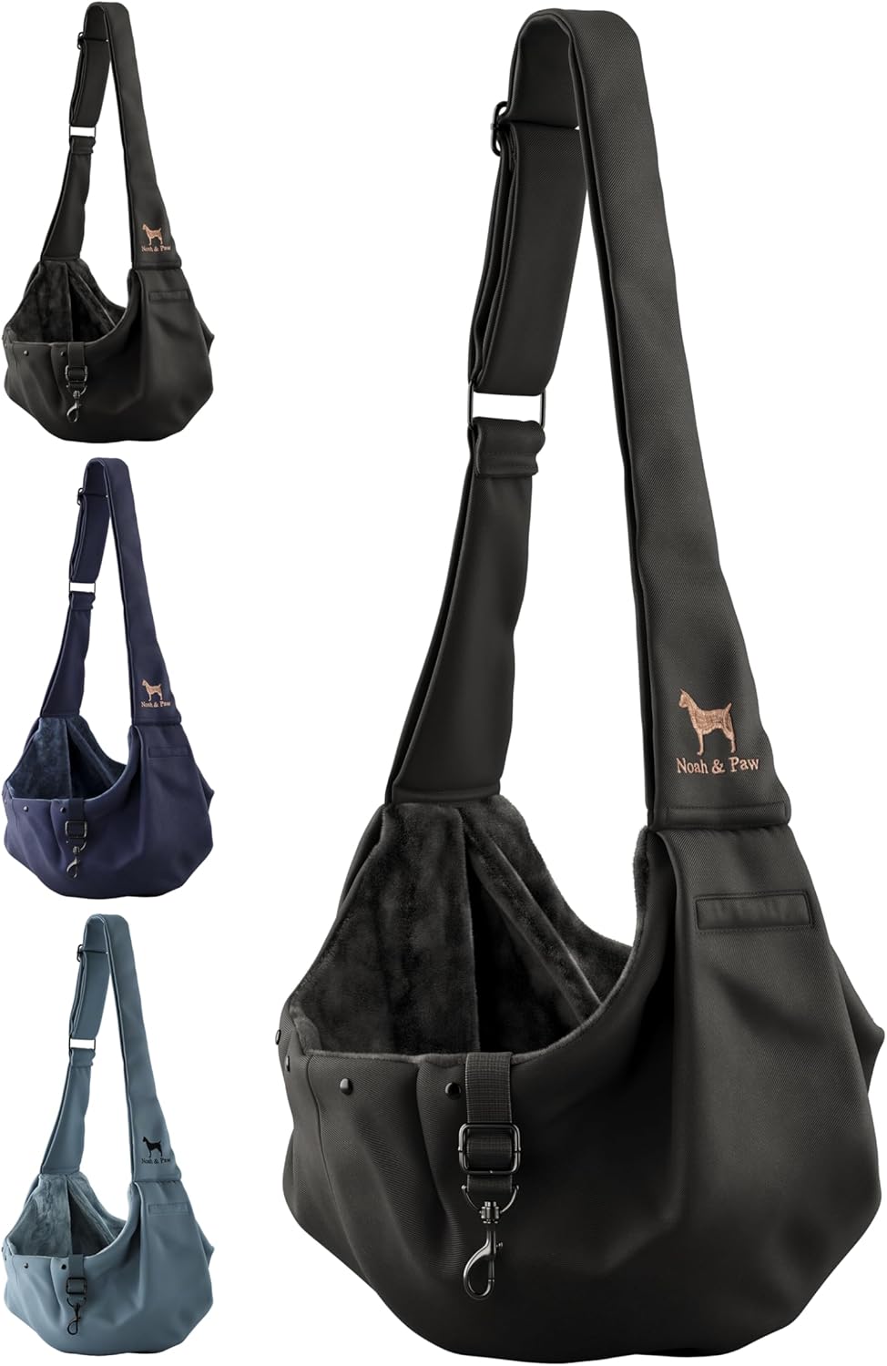 Detalle de Noah & Paw Dog Sling Carrier for Small Dogs (3–10 lb): Practical Comfort for Everyday Outings