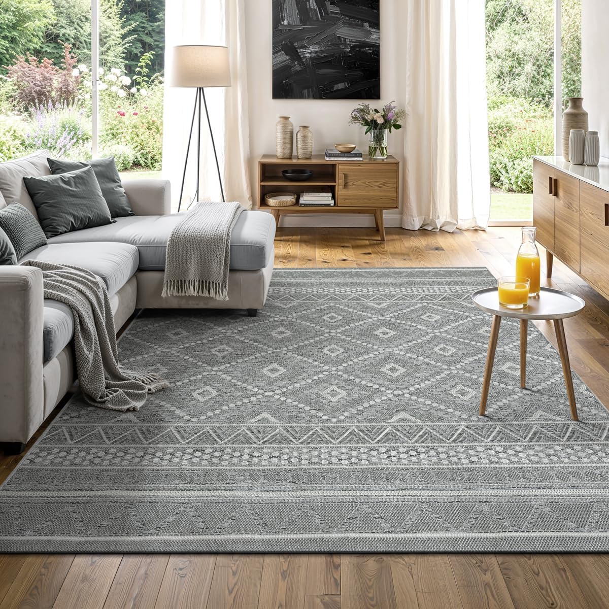 Thumbnail 6 de the carpet Calgary Alfombra beige 120 cm