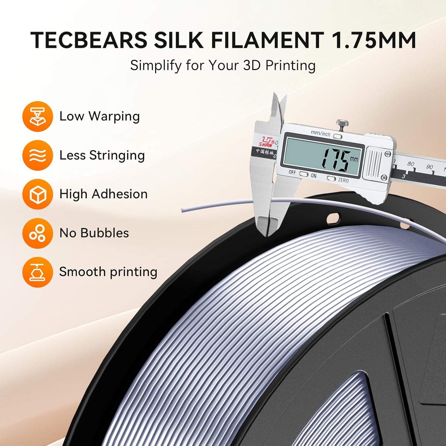 Thumbnail 6 de TECBEARS Silk PLA filament 1.75 mm