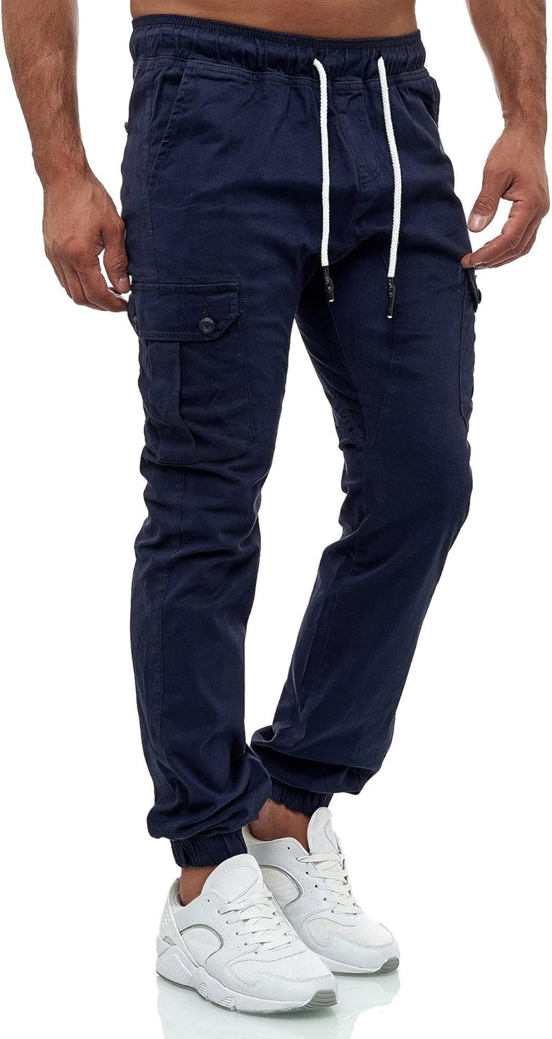 Detalle 2 de Tazzio Cargohose Herren Cargo Hose Jogger Chino Regular Fit Jeans 16610
