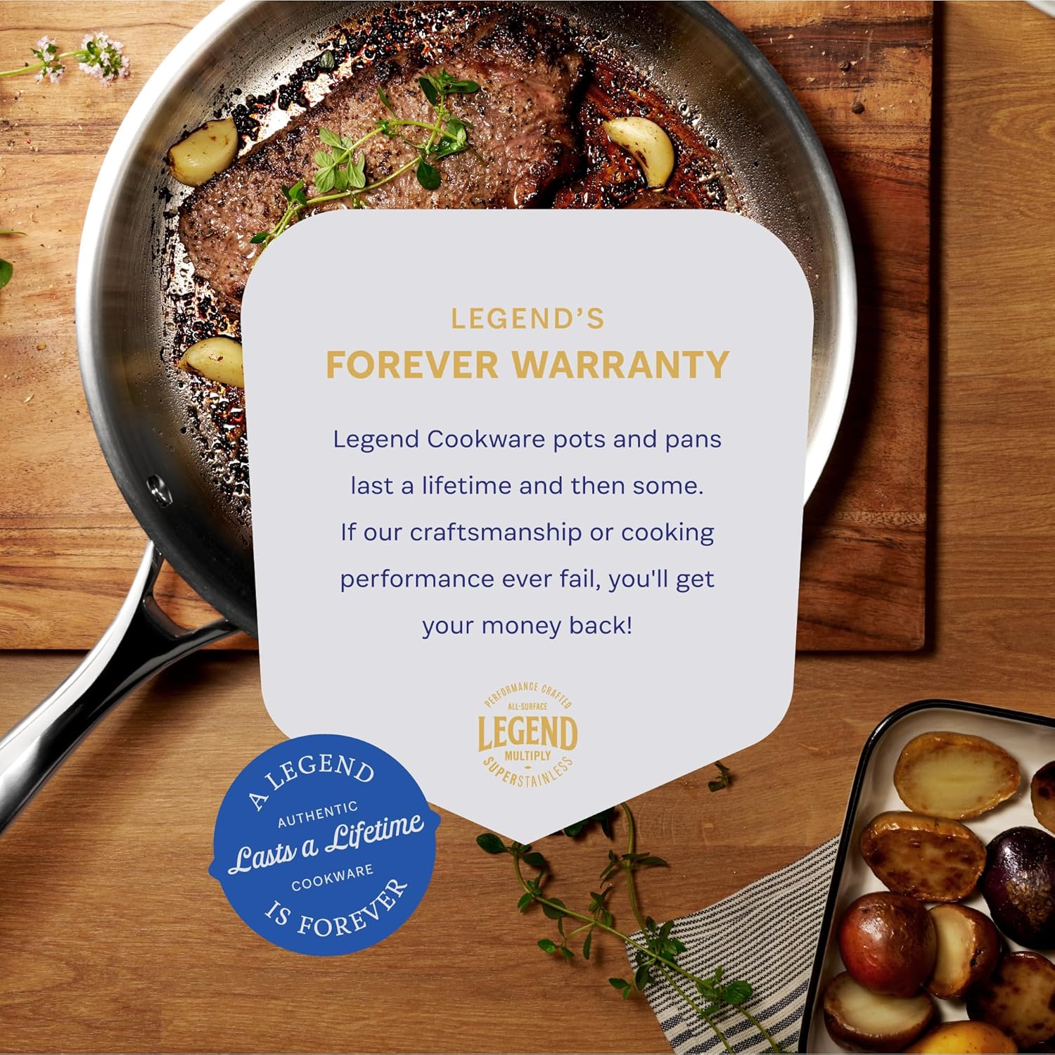 Thumbnail 6 de LEGEND COOKWARE 12-Piece 5-Ply Stainless Set