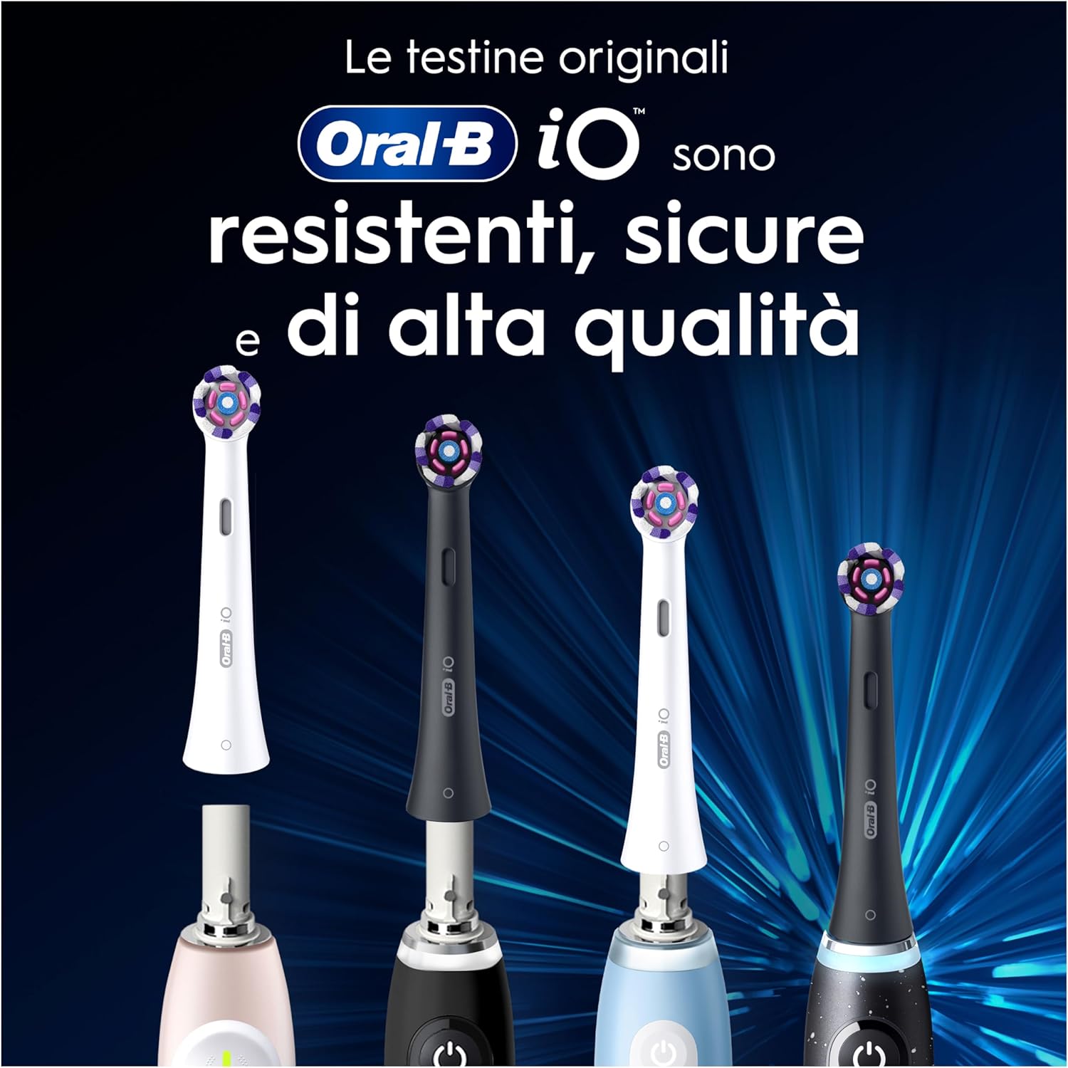 Thumbnail 6 de Oral-B iO 8 testine di ricambio Radiant White 🪥