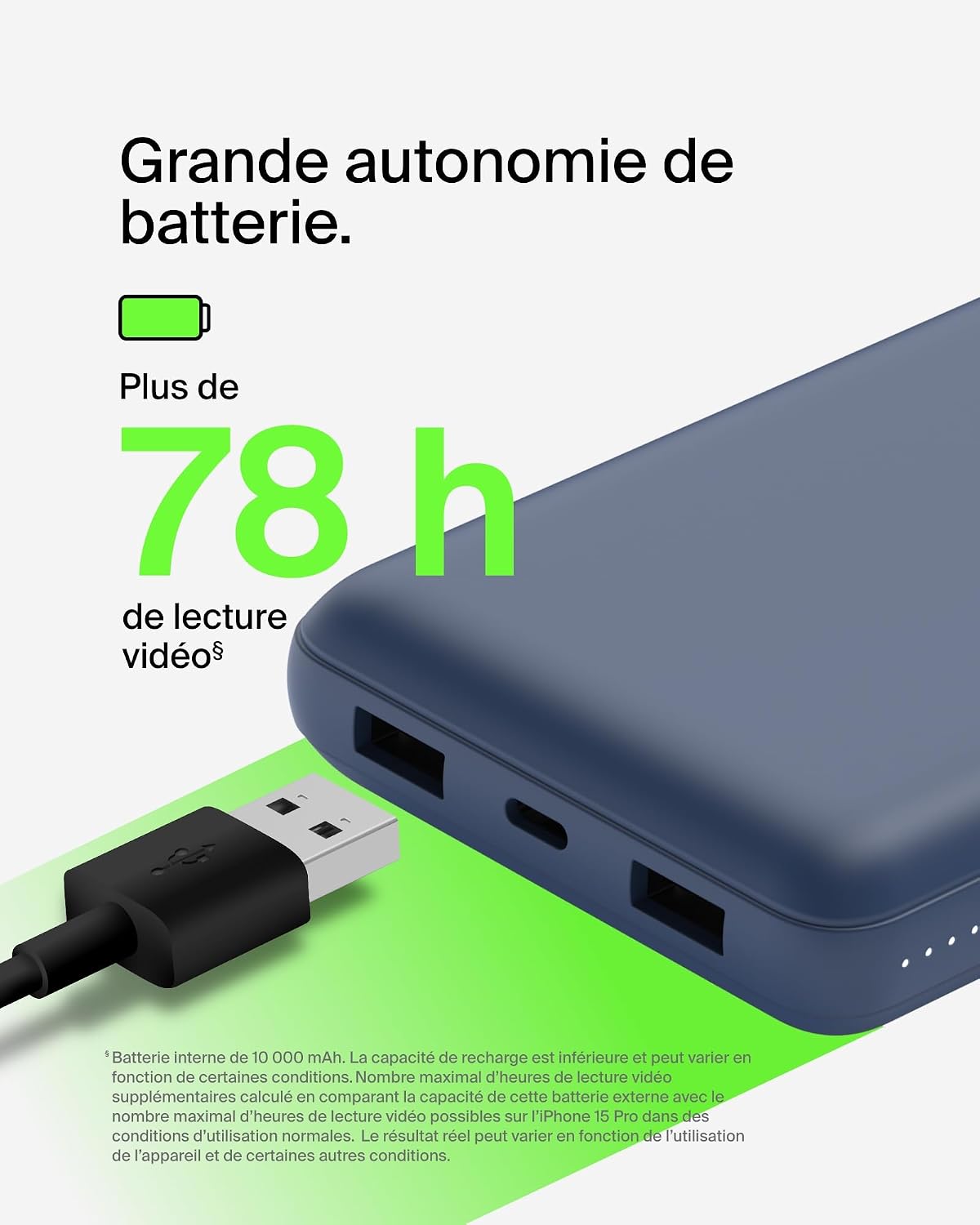 Detalle de Belkin Batterie externe USB-C 20 000 mAh
