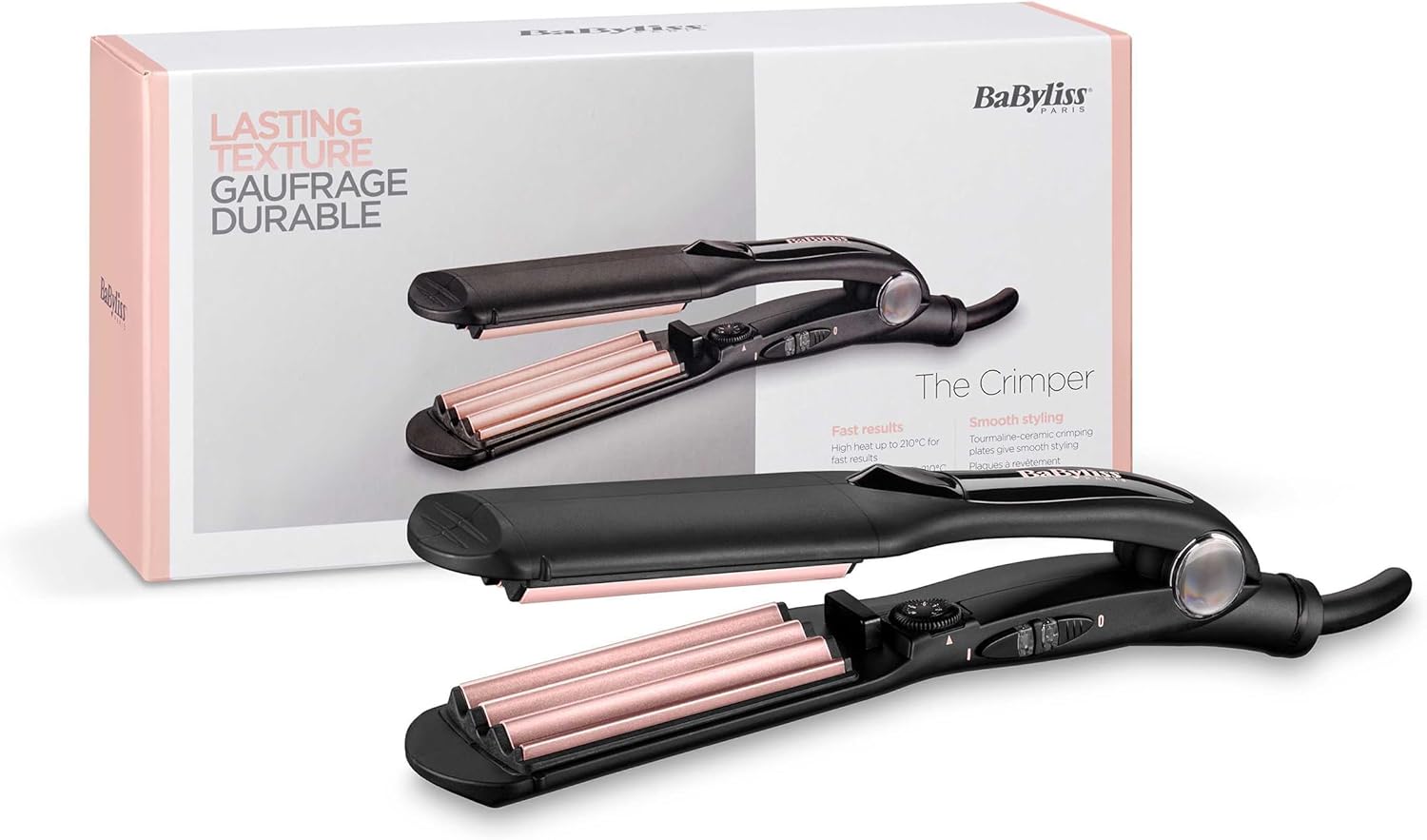 Thumbnail 5 de BaByliss Piastra frisè Tourmaline Ceramic 2165CE: controllo della temperatura e styling frisè professionale