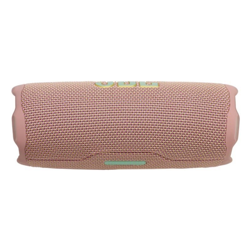 Detalle de JBL Flip 7, altavoz Bluetooth portátil rosa de 35 W RMS con IP67