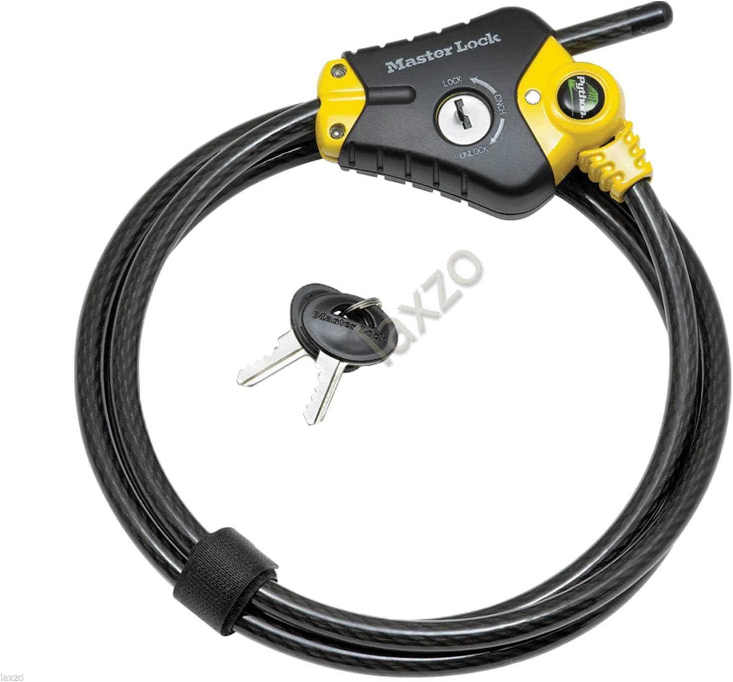 Thumbnail 3 de Master Lock 8433EURD Sicherheitskabel mit Schlüsselschloss – 30 cm bis 1,8 m, schwarz