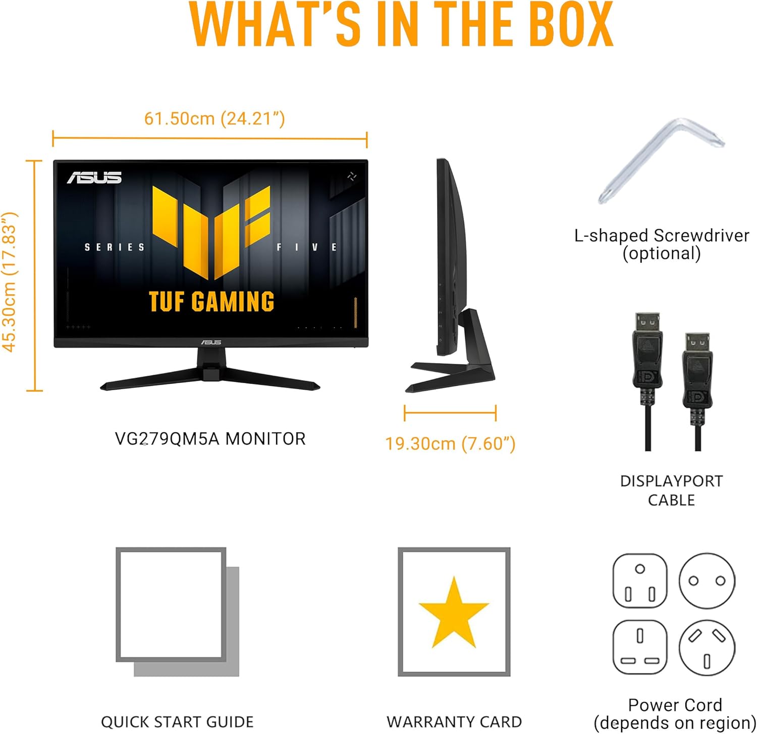 Thumbnail 6 de ASUS TUF VG279QM5A 27" Full HD Gaming – Fast IPS 240 Hz, G-Sync/FreeSync Premium, ELMB Sync