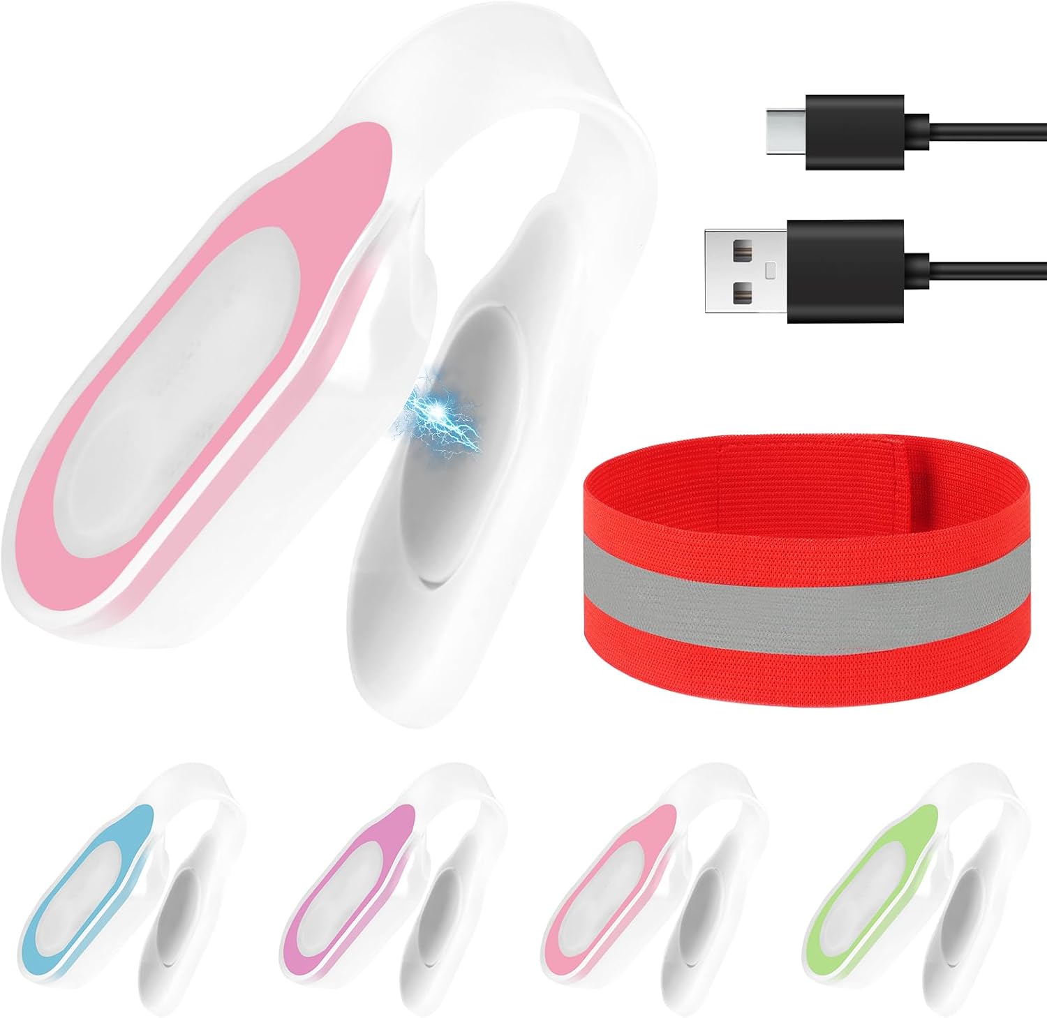 Detalle de Ainiv lampka LED z klipsem, magnetyczna, 3 tryby, ładowanie USB-C