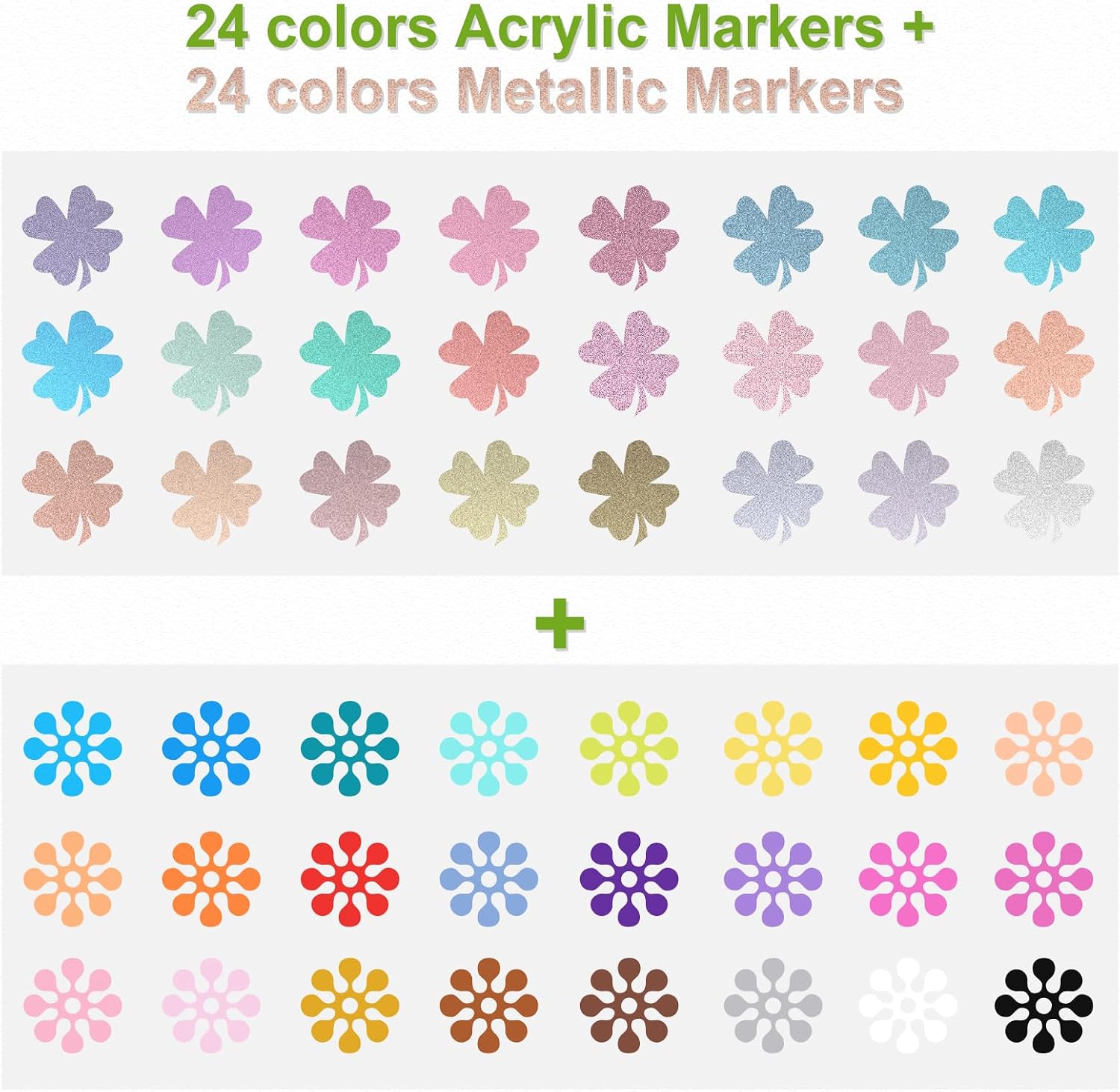 Thumbnail 1 de Paint Markers 48-Pack