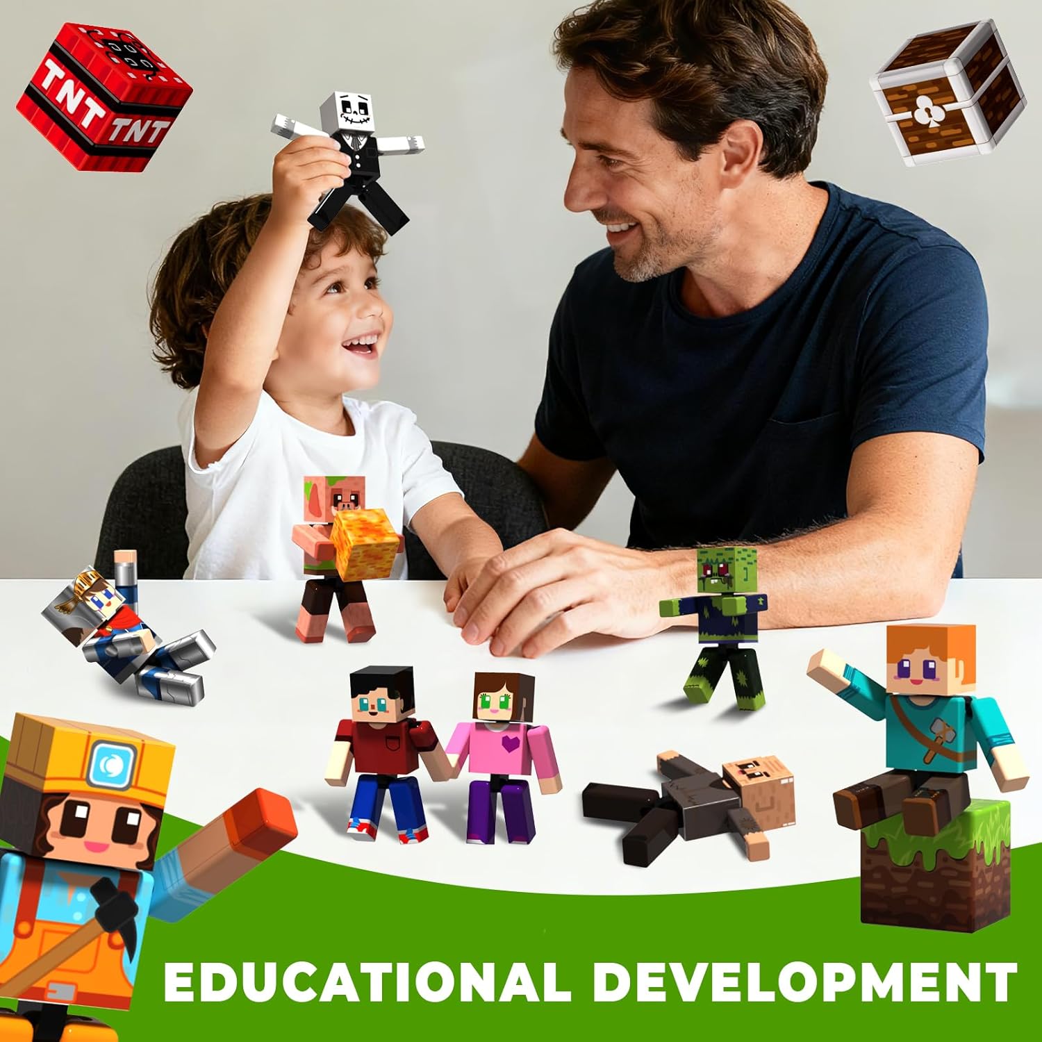 Thumbnail 5 de Magneverse 20 Pcs Magnetic Action Figures Playset