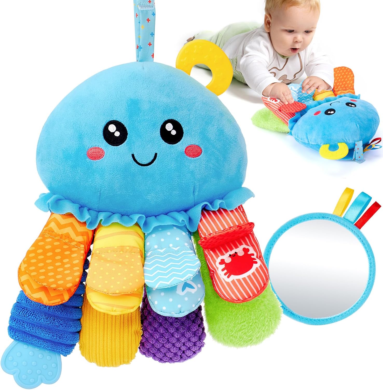 Detalle de hahaland 2 in 1 Oktopus Baby Sensorik Spielzeug